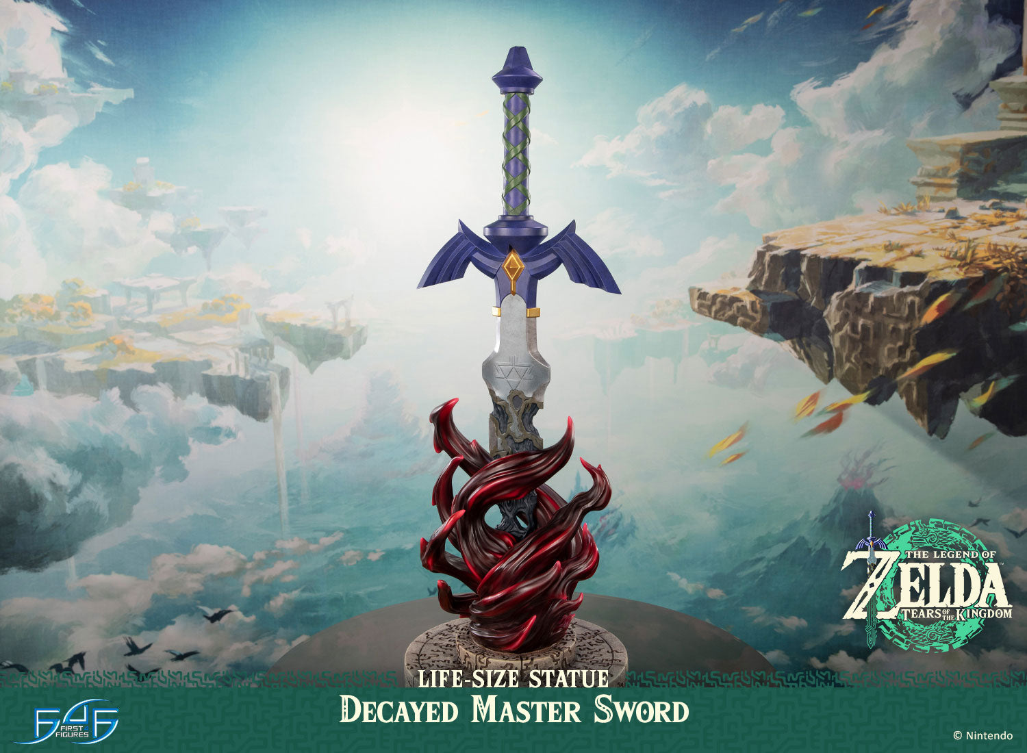 PRE-ORDER First4Figures - The Legend of Zelda™: Tears of the Kingdom - Decayed Master Sword Life-Size Statue