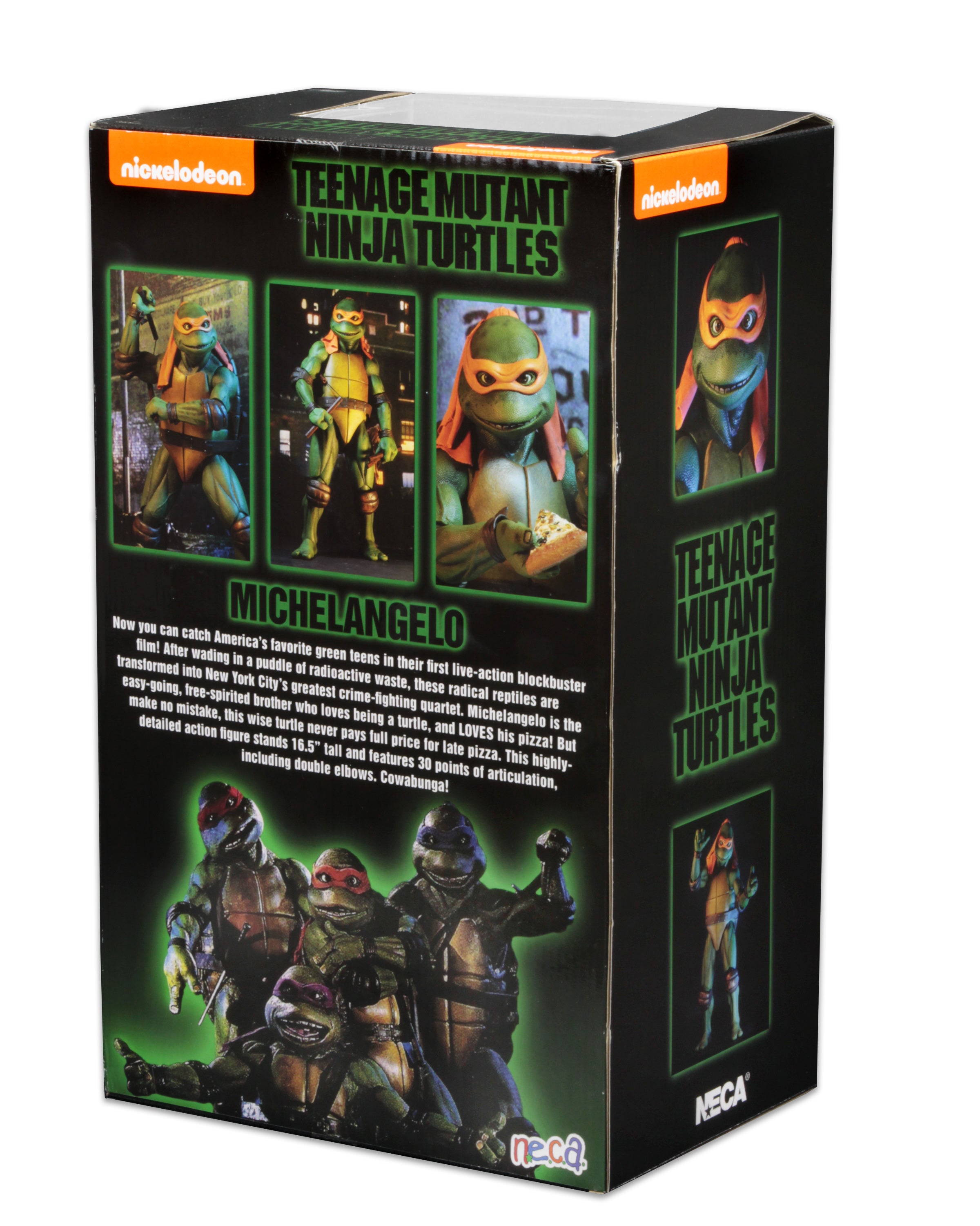 PRE-ORDER NECA - 16.5-inch Action Figure - TMNT(1990 Movie) – Michelangelo 1/4 [July 2024 Release]