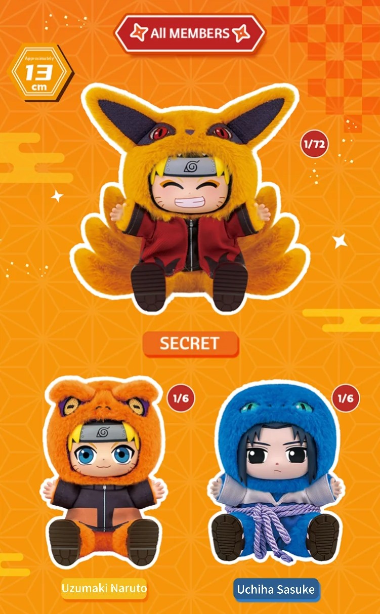 IN-STOCK TOP TOY x Eaki - Naruto Shippuden - Cute Beast Sitting Party Series