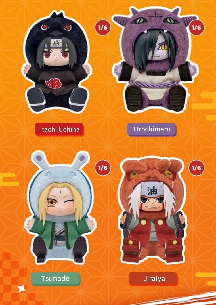 IN-STOCK TOP TOY x Eaki - Naruto Shippuden - Cute Beast Sitting Party Series