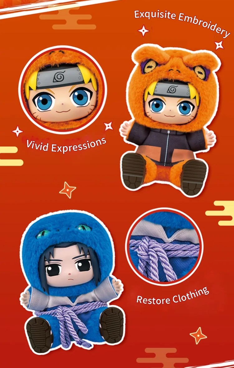 IN-STOCK TOP TOY x Eaki - Naruto Shippuden - Cute Beast Sitting Party Series