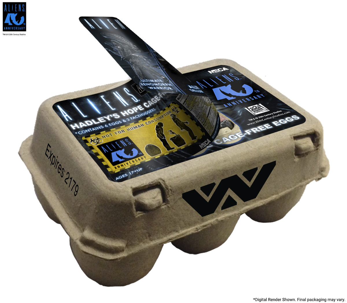 PRE-ORDER NECA - Aliens 40th Anniversary Accessory Pack - Carton of Alien Eggs