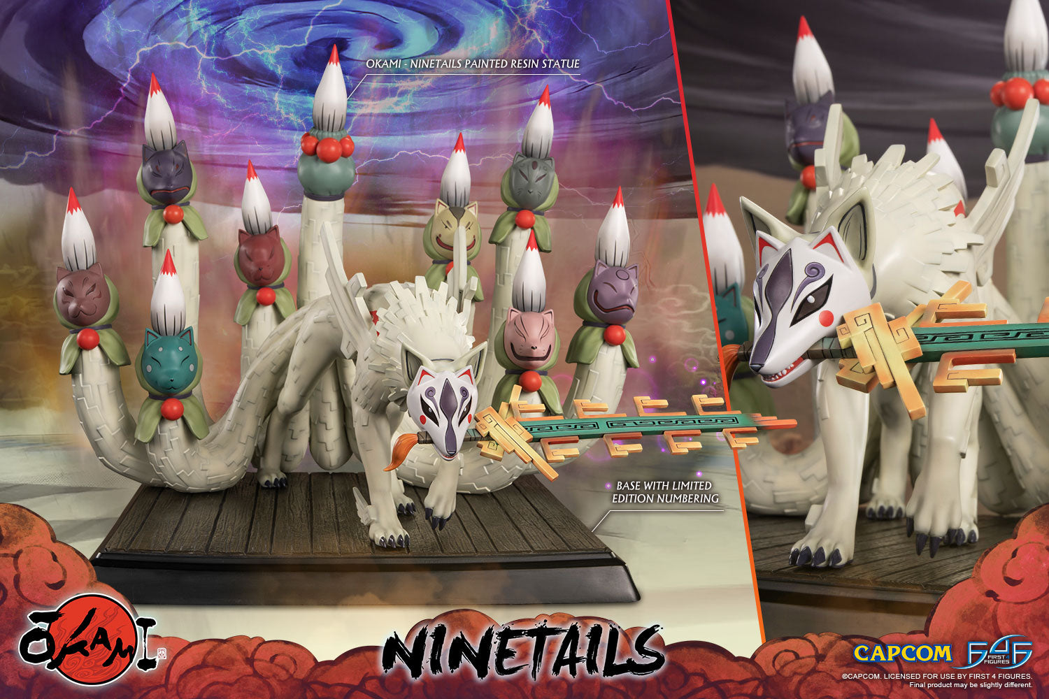 PRE-ORDER First4Figures - Okami - Ninetails