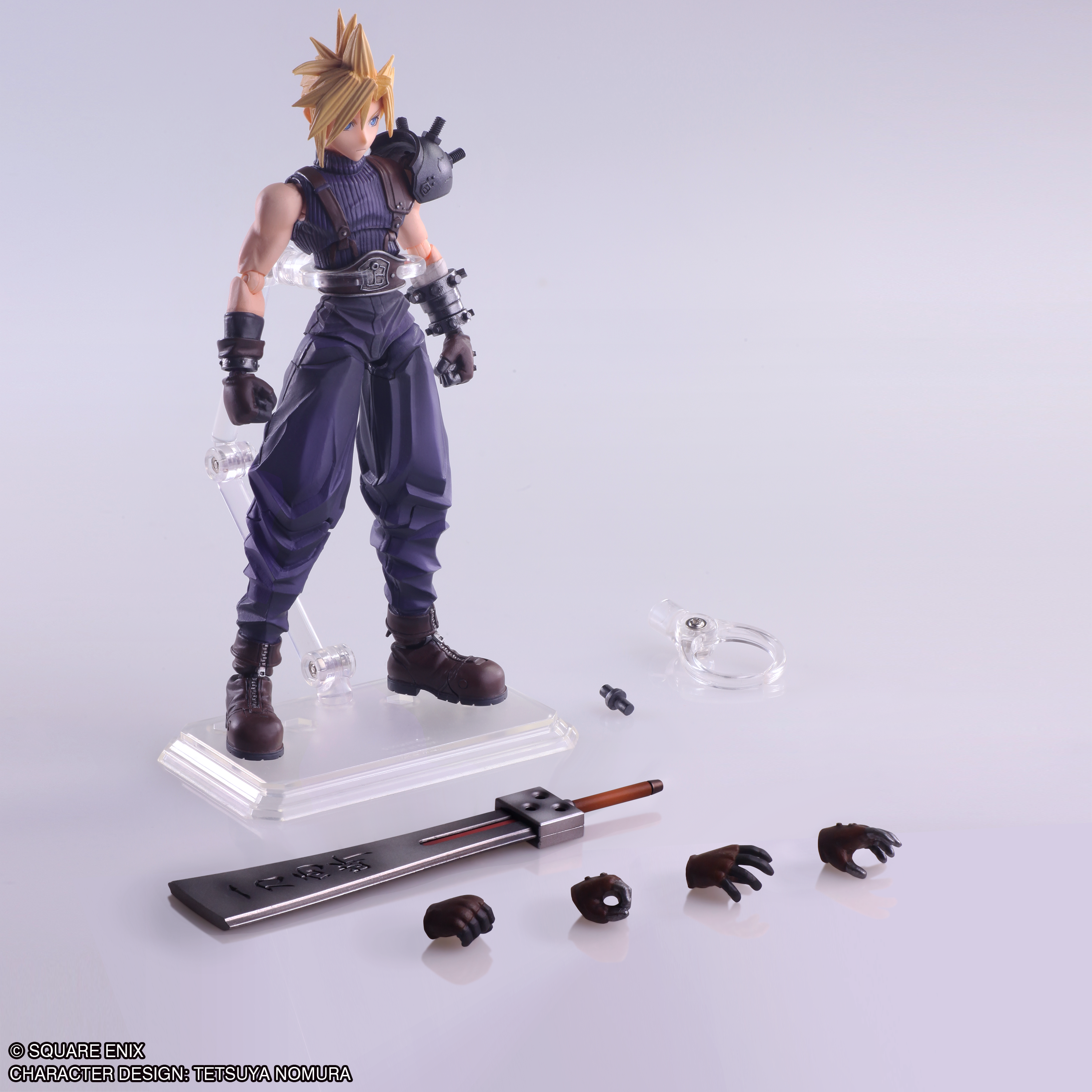 IN-STOCK Square Enix - Final Fantasy VII BRING ARTS - Cloud Strife: Hardedge Ver.