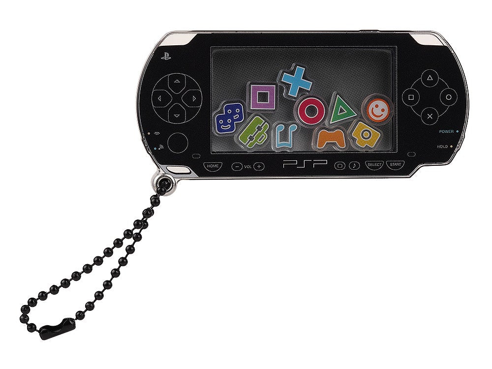 PRE-ORDER Good Smile Company - PSP™ (PlayStation™Portable) Rattle Acrylic Keychain: Black Ver.