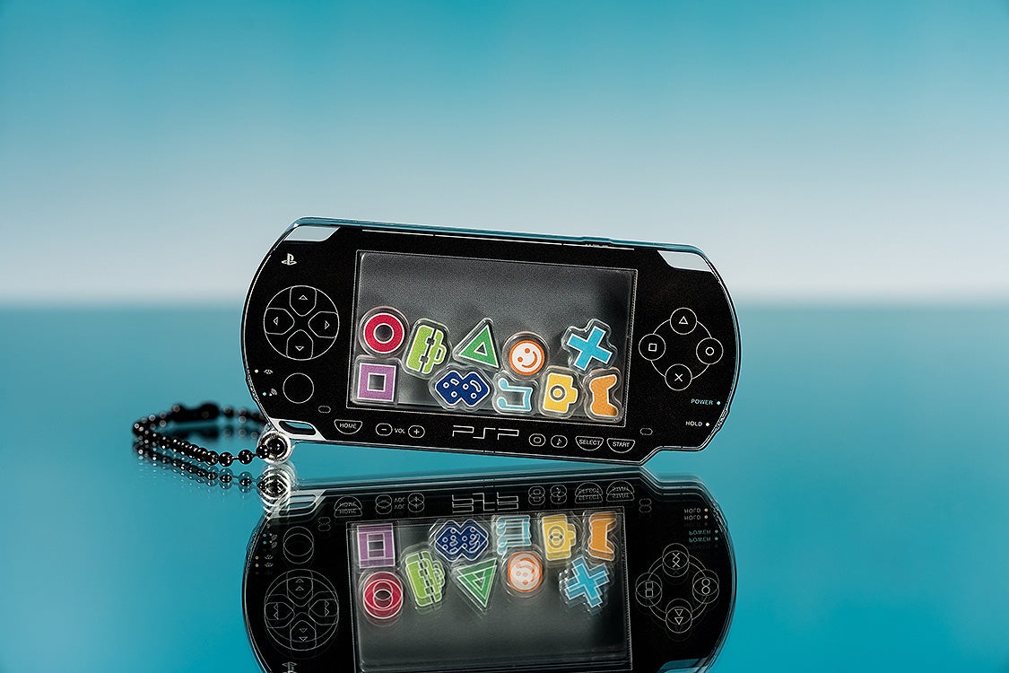 PRE-ORDER Good Smile Company - PSP™ (PlayStation™Portable) Rattle Acrylic Keychain: Black Ver.