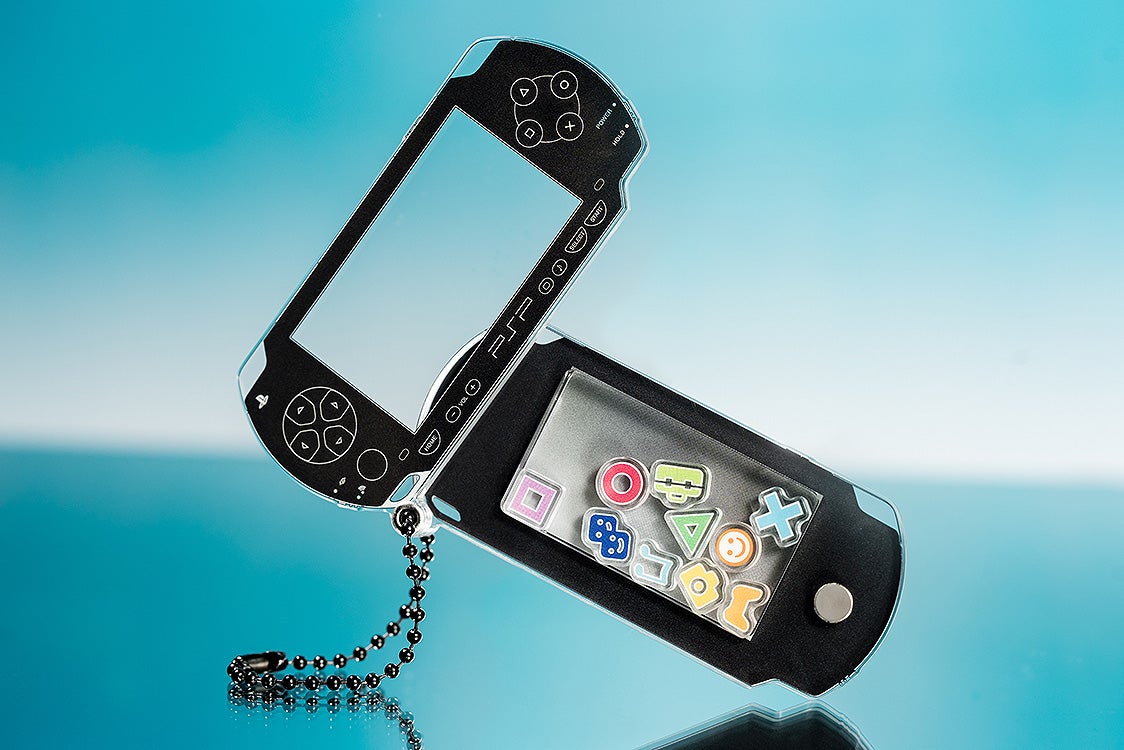 PRE-ORDER Good Smile Company - PSP™ (PlayStation™Portable) Rattle Acrylic Keychain: Black Ver.