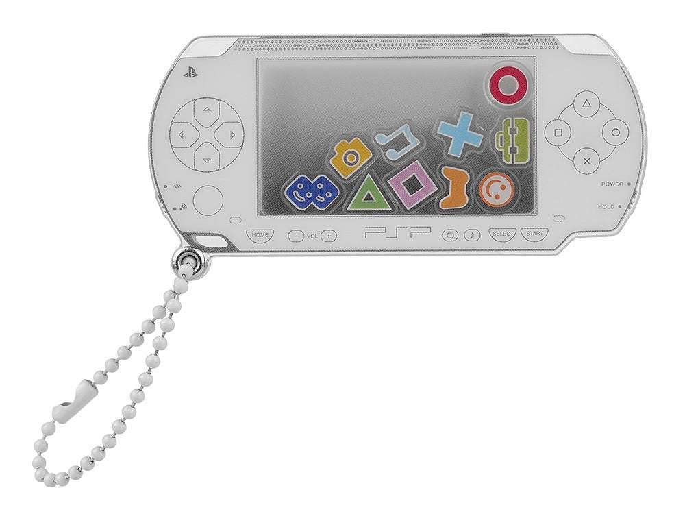 PRE-ORDER Good Smile Company - PSP™ (PlayStation™Portable) Rattle Acrylic Keychain: White Ver.