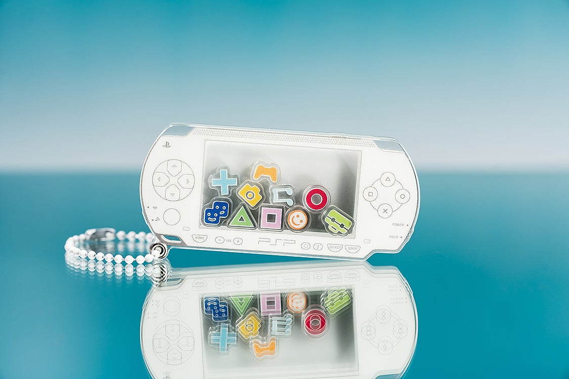 PRE-ORDER Good Smile Company - PSP™ (PlayStation™Portable) Rattle Acrylic Keychain: White Ver.