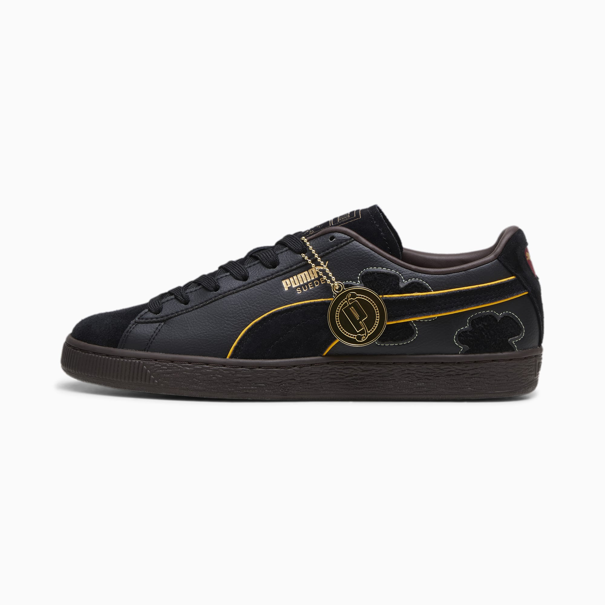 SPECIAL ORDER Puma - Unisex PUMA x One Piece Blackbeard Suede Sneakers (PUMA Black-Dark Chocolate) [JP EXCLUSIVE]