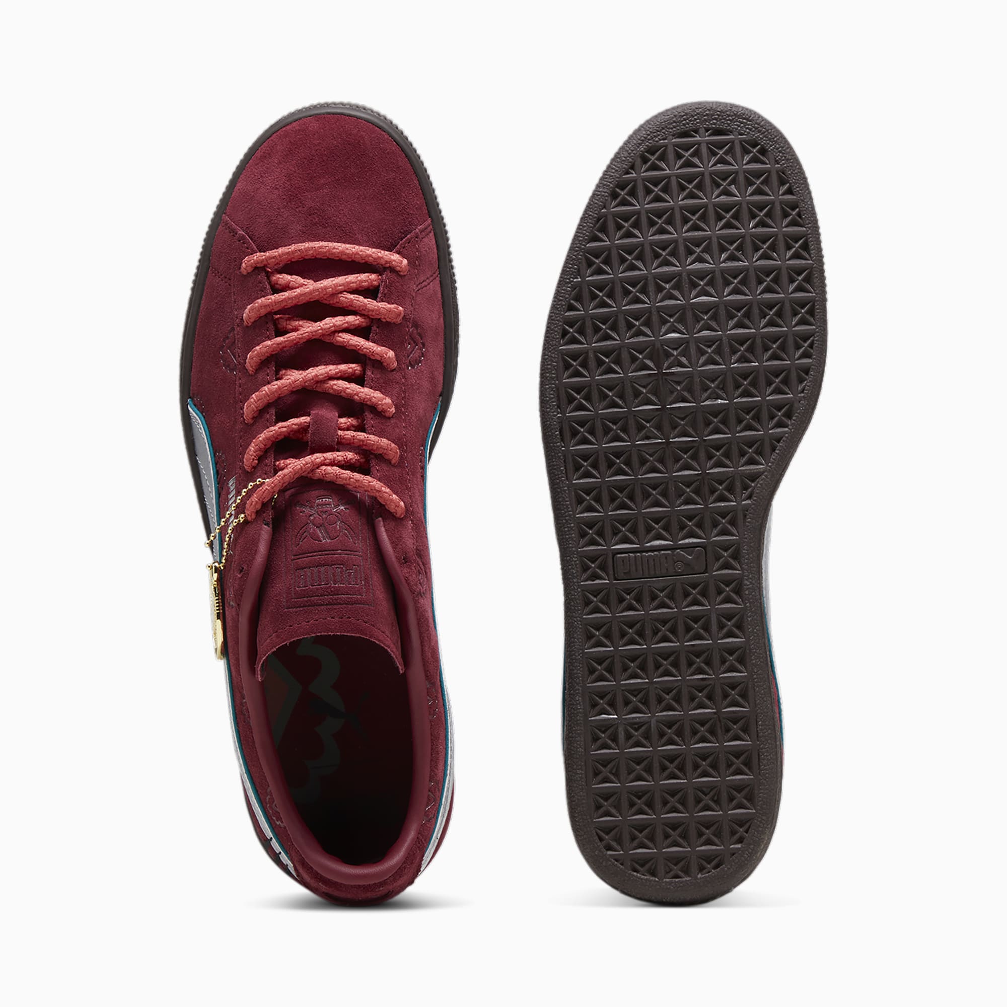 SPECIAL ORDER Puma - Unisex PUMA x One Piece Red Hair Shanks Suede Sneakers (Team Regal Red-PUMA Silver) [JP EXCLUSIVE]