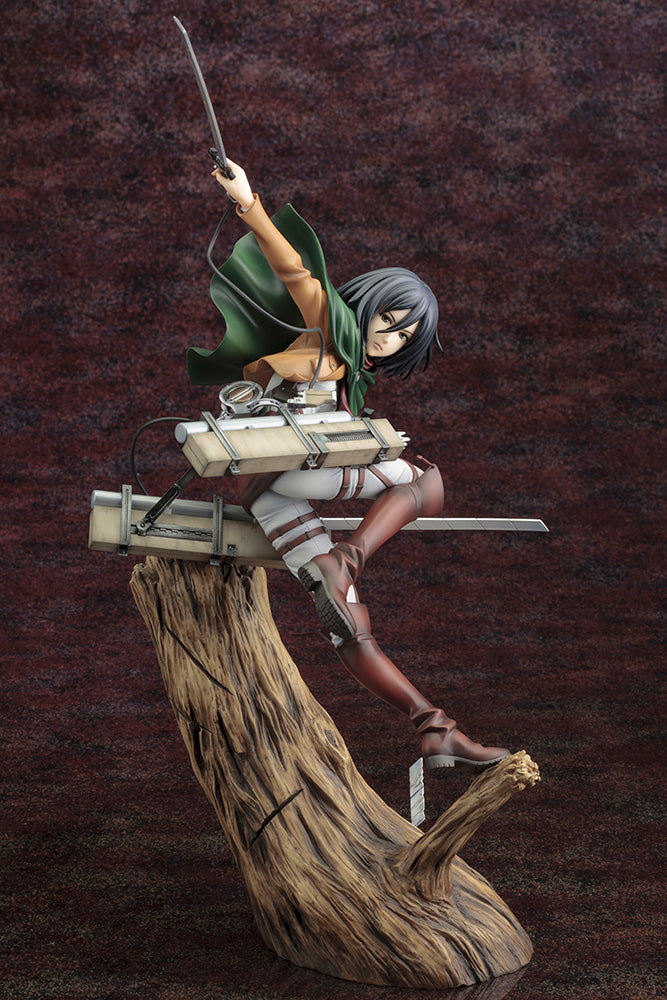 PRE-ORDER Kotobukiya - ARTFX J - Attack on Titan - Mikasa Ackerman: Renewal Package Ver. 1/8 [April 2024 Release]
