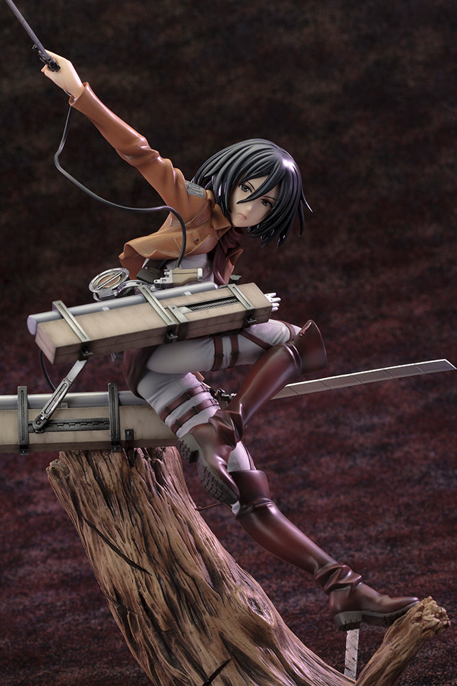 PRE-ORDER Kotobukiya - ARTFX J - Attack on Titan - Mikasa Ackerman: Renewal Package Ver. 1/8 [April 2024 Release]