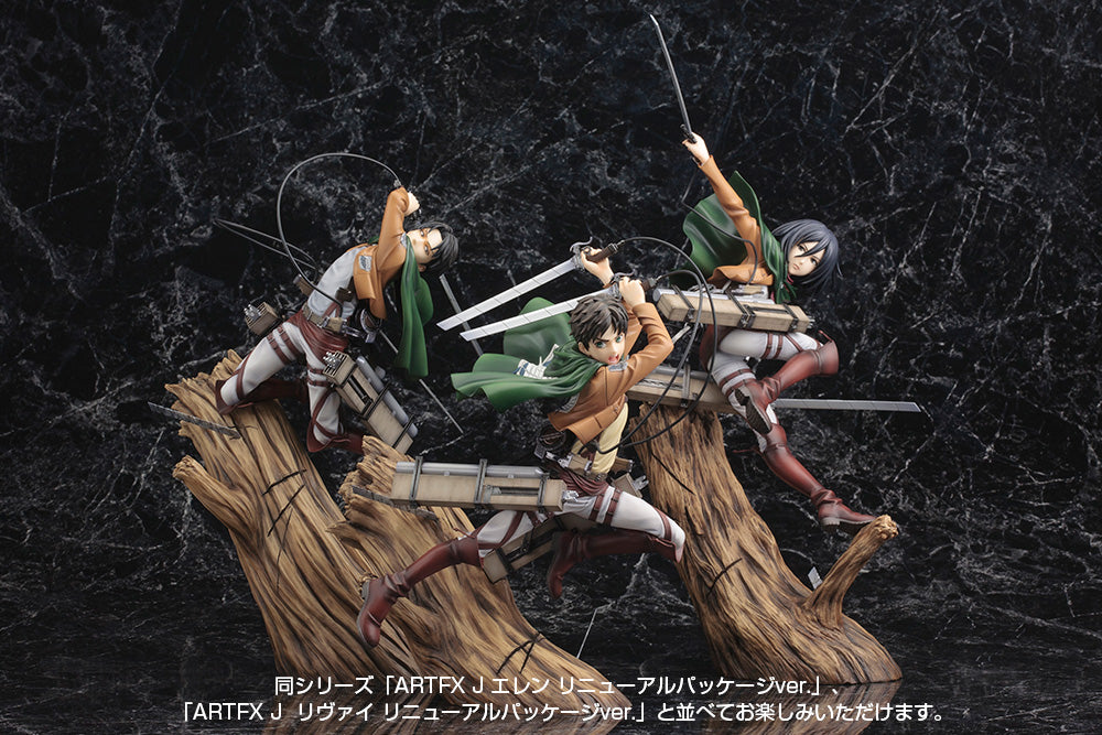 PRE-ORDER Kotobukiya - ARTFX J - Attack on Titan - Mikasa Ackerman: Renewal Package Ver. 1/8 [April 2024 Release]