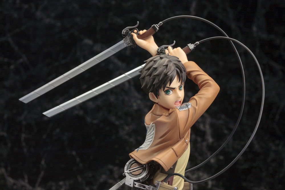 PRE-ORDER Kotobukiya - ARTFX J - Attack on Titan - Eren Yeager: Renewal Package Ver. 1/8 [April 2024 Release]