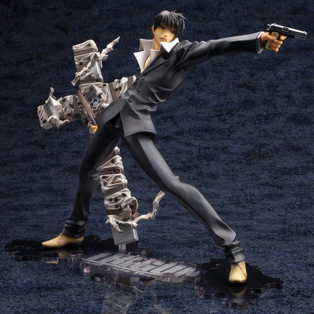 PRE-ORDER Kotobukiya - ARTFX J - TRIGUN Badlands Rumble - Nicholas D. Wolfwood: Renewal Package Ver. 1/8