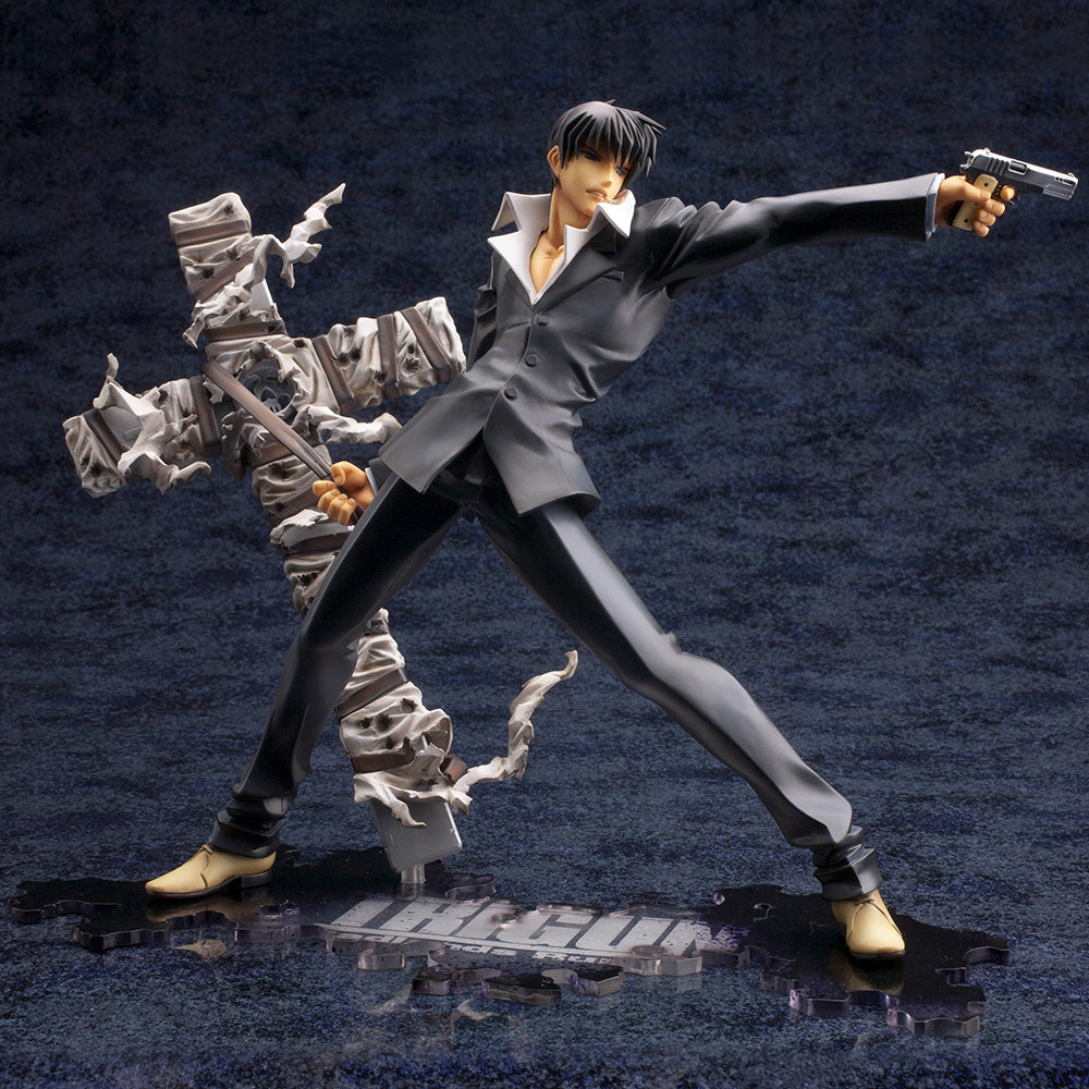 PRE-ORDER Kotobukiya - ARTFX J - TRIGUN Badlands Rumble - Nicholas D. Wolfwood: Renewal Package Ver. 1/8