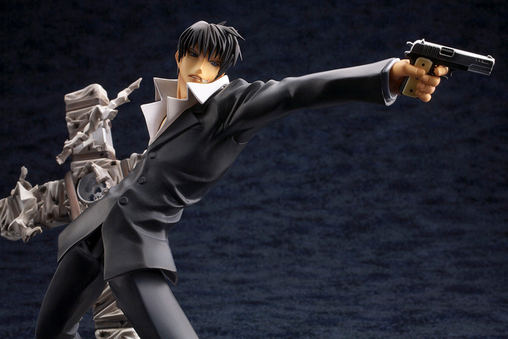 PRE-ORDER Kotobukiya - ARTFX J - TRIGUN Badlands Rumble - Nicholas D. Wolfwood: Renewal Package Ver. 1/8