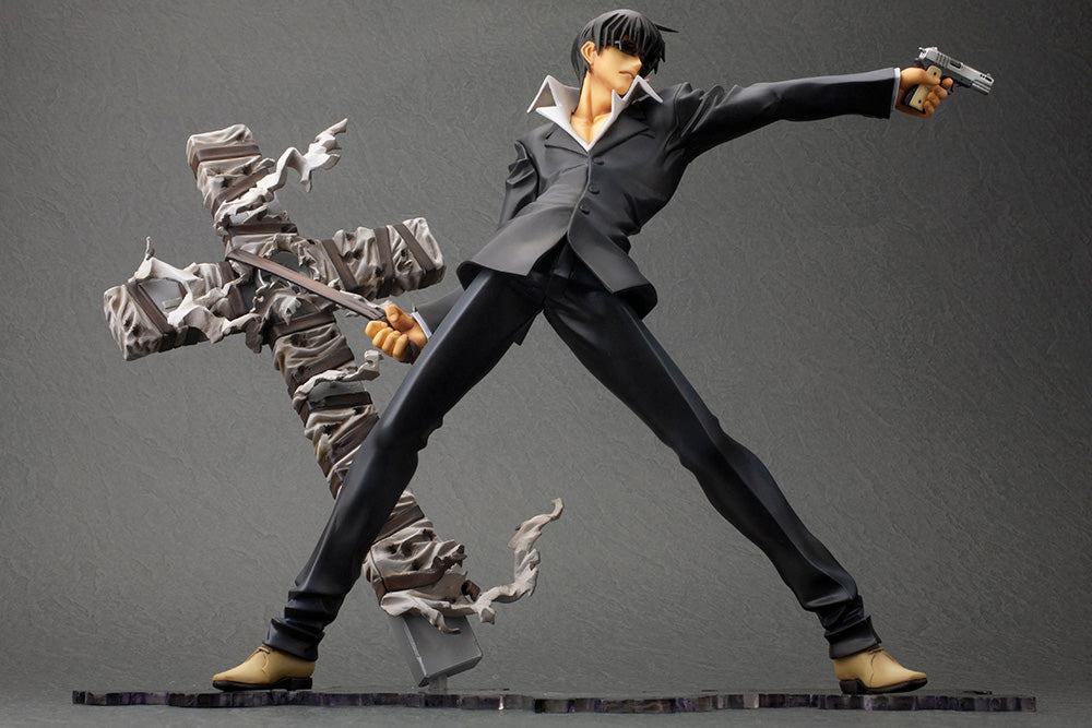 PRE-ORDER Kotobukiya - ARTFX J - TRIGUN Badlands Rumble - Nicholas D. Wolfwood: Renewal Package Ver. 1/8