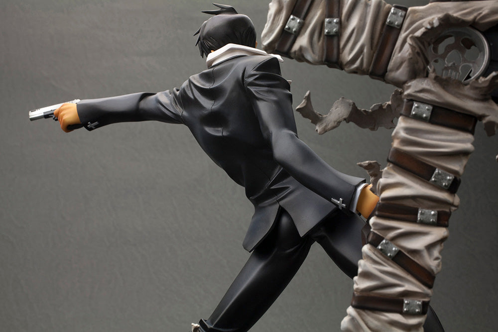 PRE-ORDER Kotobukiya - ARTFX J - TRIGUN Badlands Rumble - Nicholas D. Wolfwood: Renewal Package Ver. 1/8