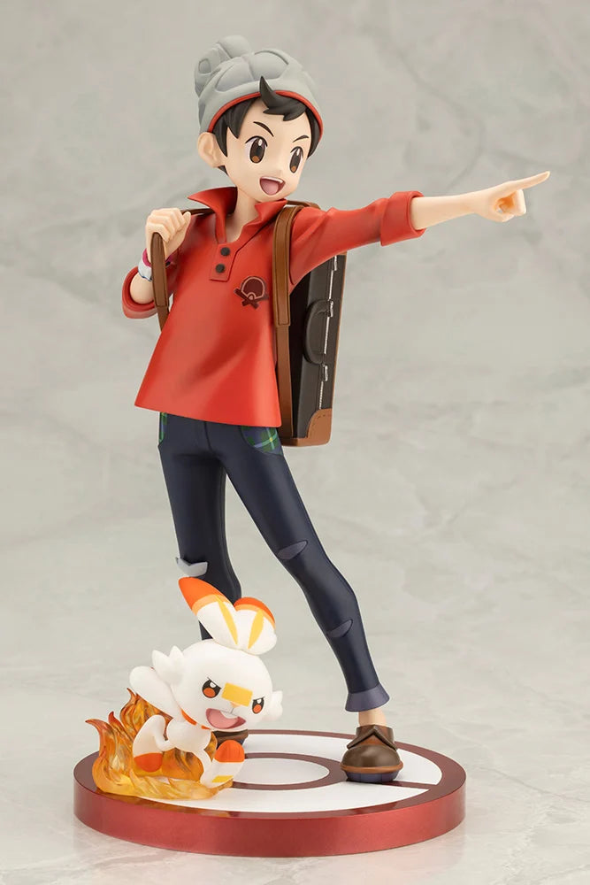 SPECIAL ORDER Kotobukiya - ARTFX J - Pokémon Series - Victor with Scorbunny 1/8 [EXCLUSIVE]