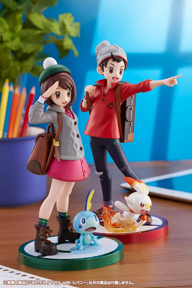 PRE-ORDER Kotobukiya - ARTFX J - Pokémon Series - Victor with Scorbunny 1/8