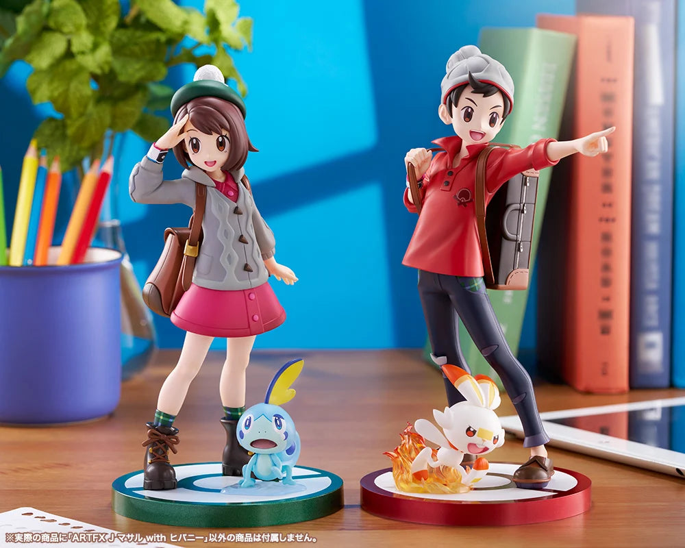 PRE-ORDER Kotobukiya - ARTFX J - Pokémon Series - Victor with Scorbunny 1/8