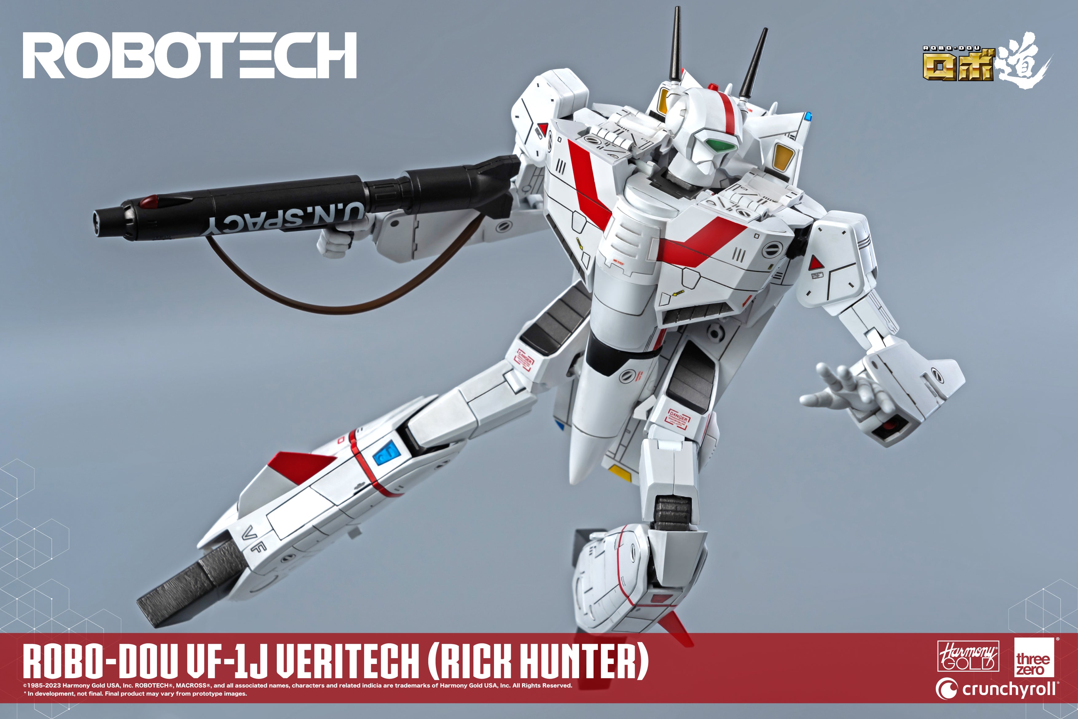PRE-ORDER threezero - Robo-Dou - Robotech - VF-1J Veritech: Rick Hunter Use