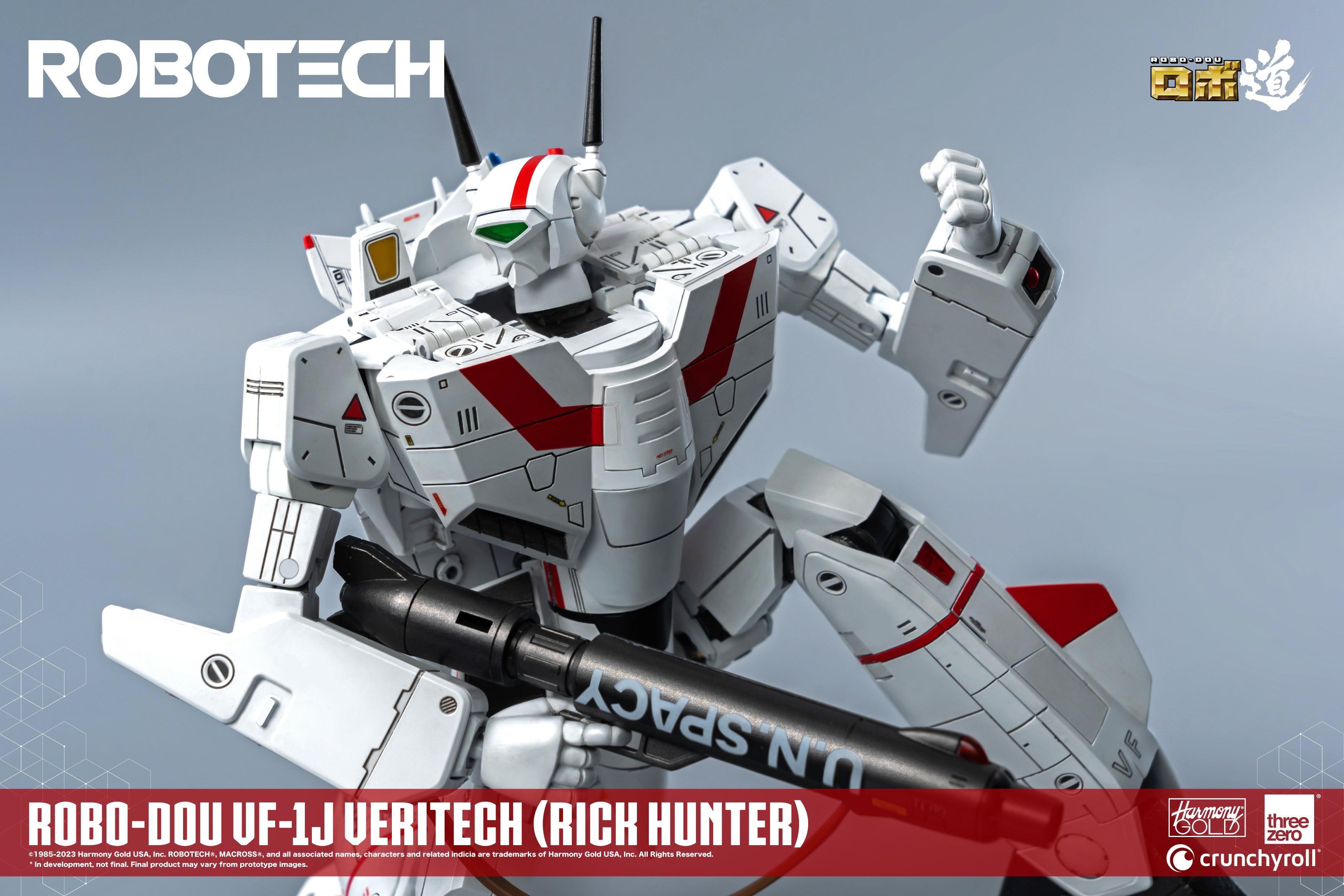 PRE-ORDER threezero - Robo-Dou - Robotech - VF-1J Veritech: Rick Hunter Use