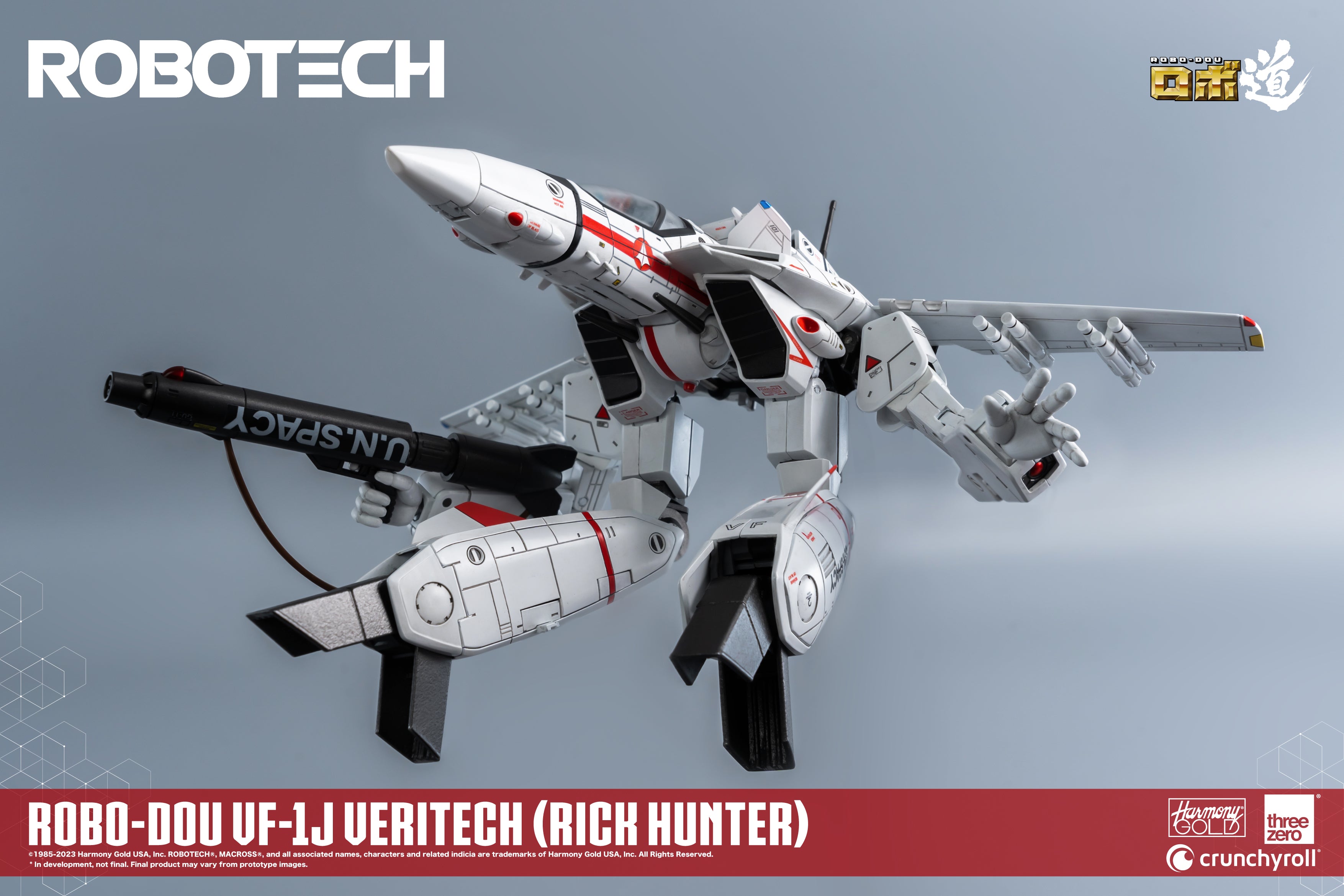 PRE-ORDER threezero - Robo-Dou - Robotech - VF-1J Veritech: Rick Hunter Use