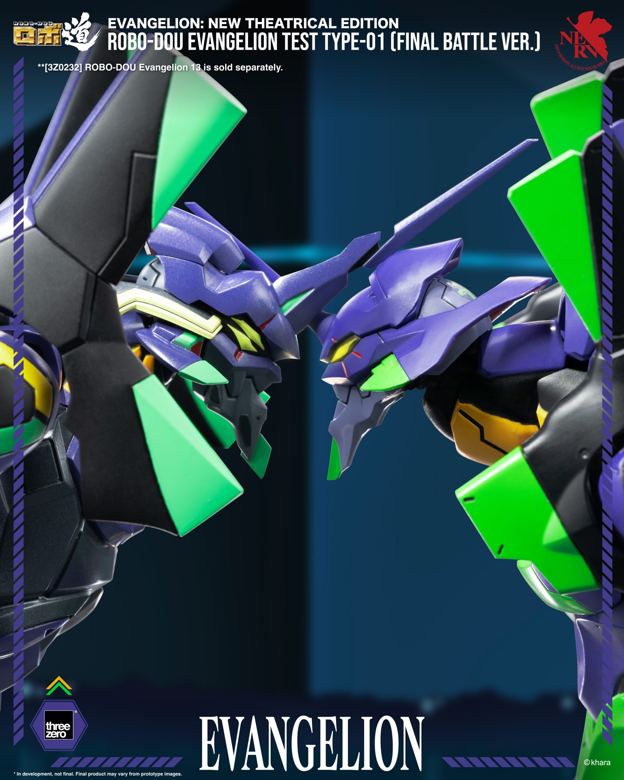 PRE-ORDER threezero - ROBO DOU - Evangelion: New Theatrical Edition - Evangelion Test Type-01 (Final Battle Ver.)
