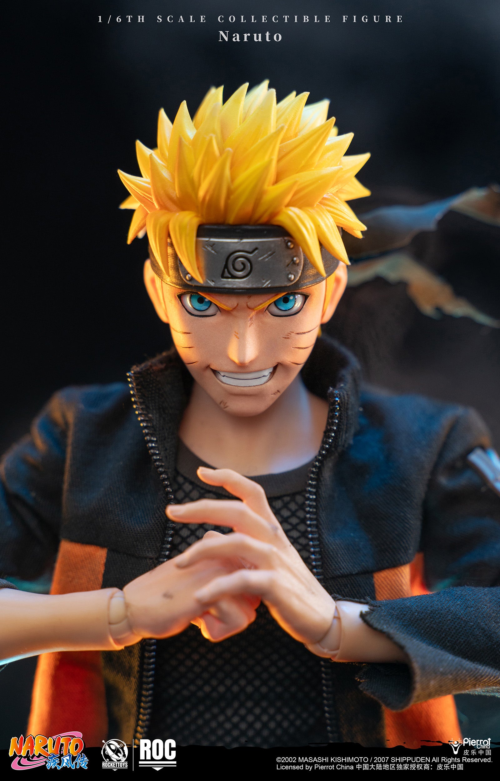 PRE-ORDER Rocket Toys - Naruto Shippuden - Uzumaki Naruto: Battle Damaged Ver. 1/6