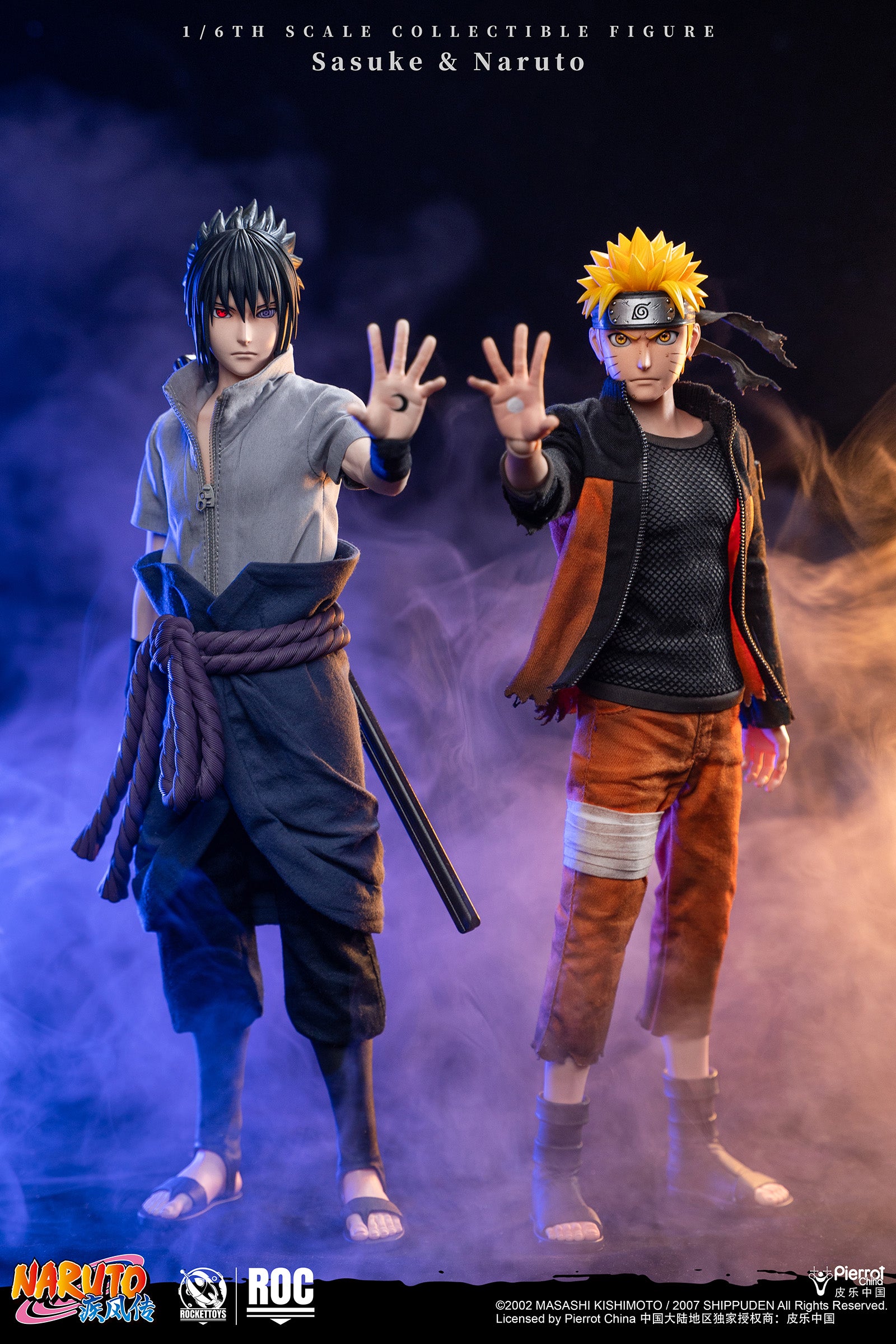 PRE-ORDER Rocket Toys - Naruto Shippuden - Uzumaki Naruto: Battle Damaged Ver. 1/6