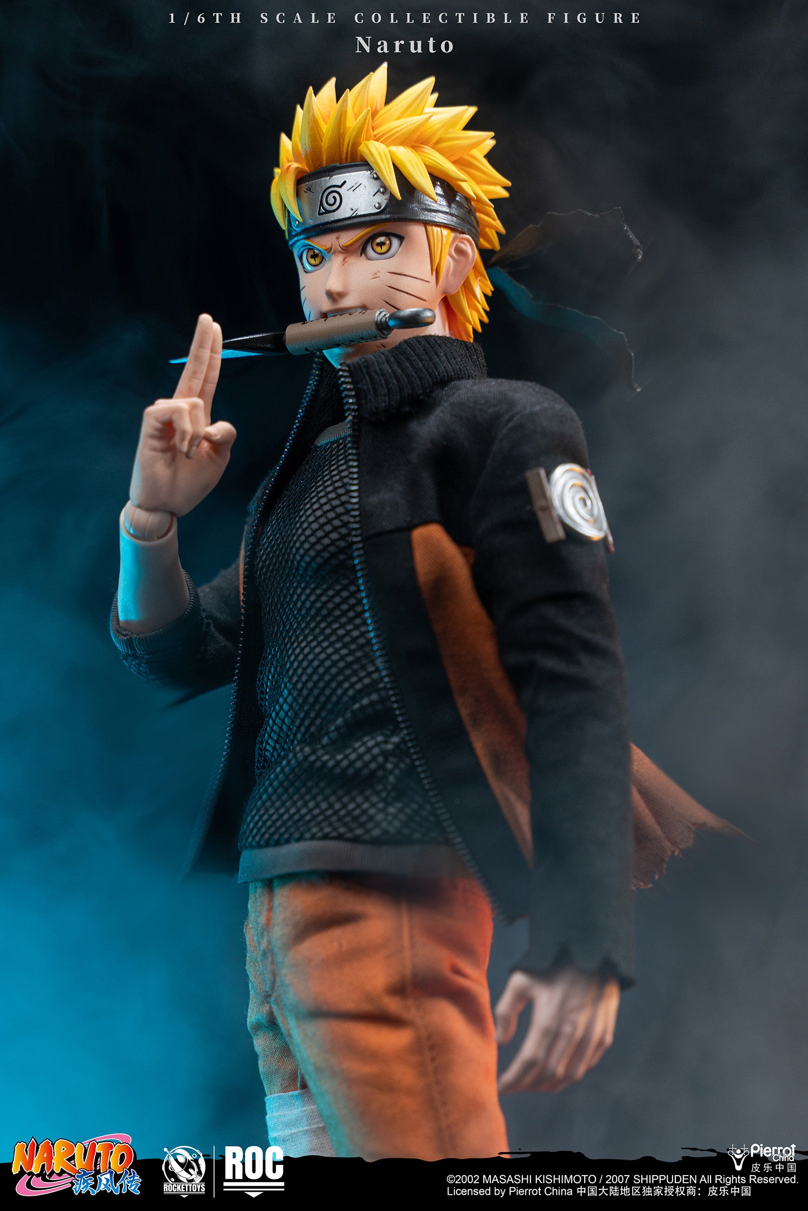 PRE-ORDER Rocket Toys - Naruto Shippuden - Uzumaki Naruto: Battle Damaged Ver. 1/6