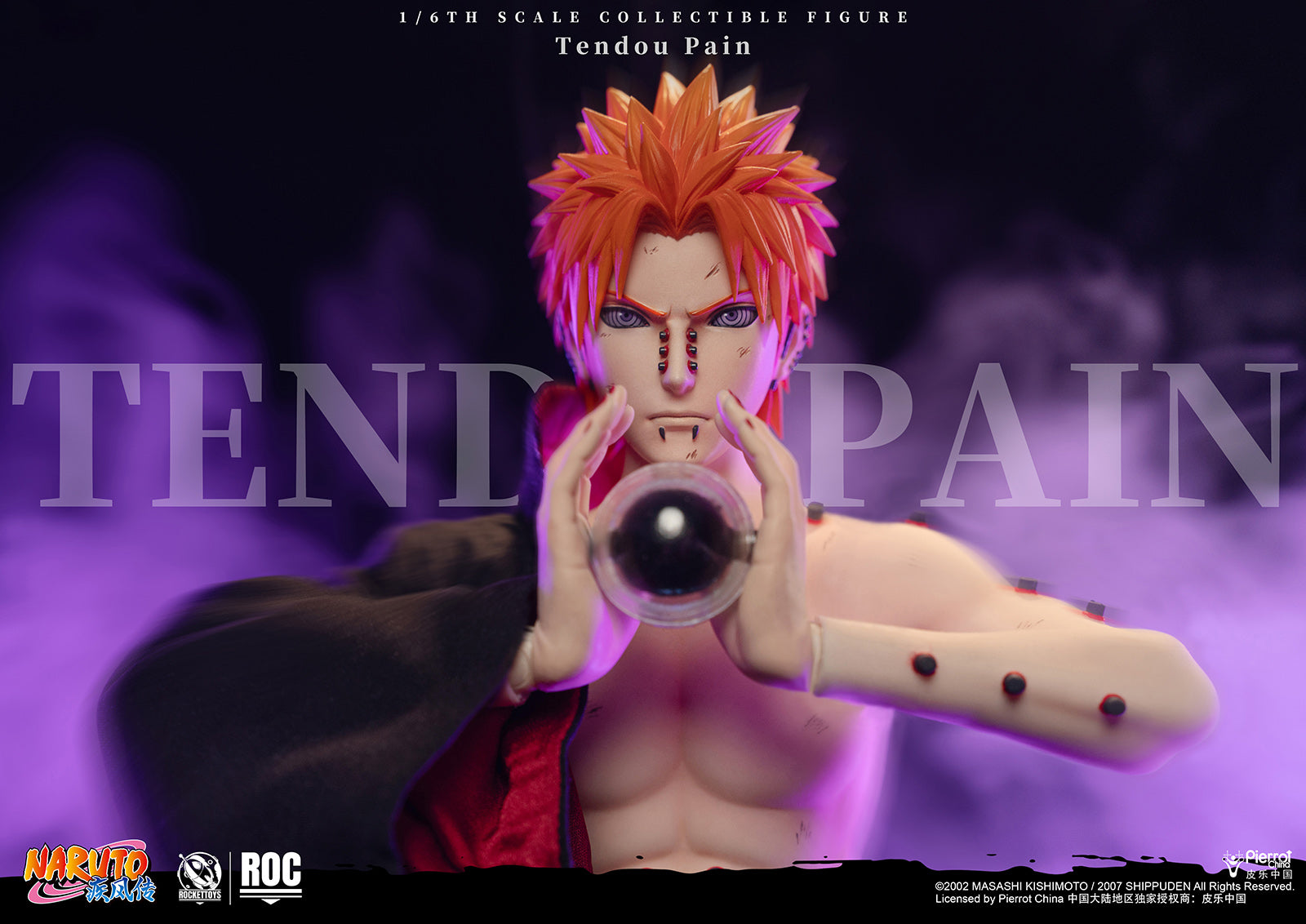 PRE-ORDER Rocket Toys - Naruto Shippuden - Pain (Tendo): Battle Damaged Ver. 1/6
