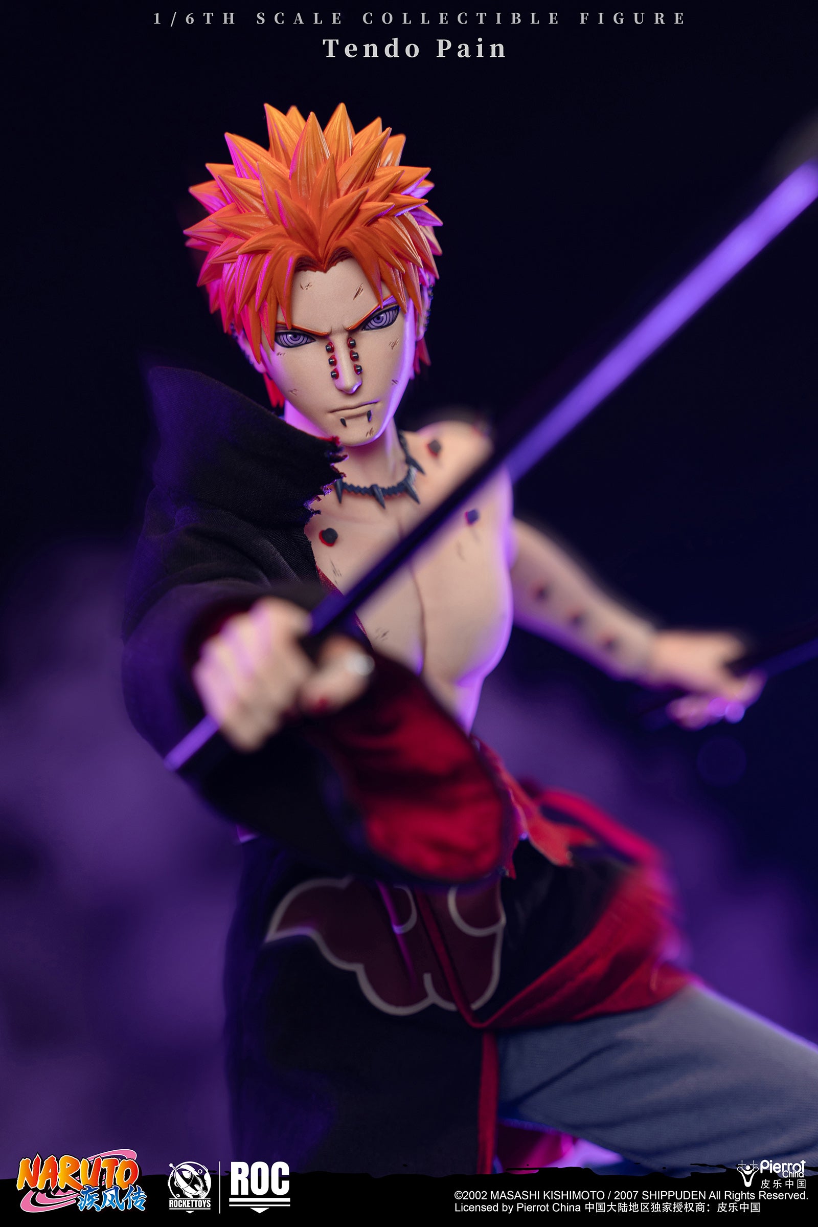 PRE-ORDER Rocket Toys - Naruto Shippuden - Pain (Tendo): Battle Damaged Ver. 1/6