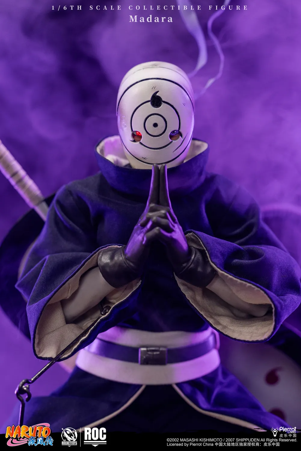 PRE-ORDER Rocket Toys - Naruto Shippuden - Madara Uchiha: White Mask 1/6
