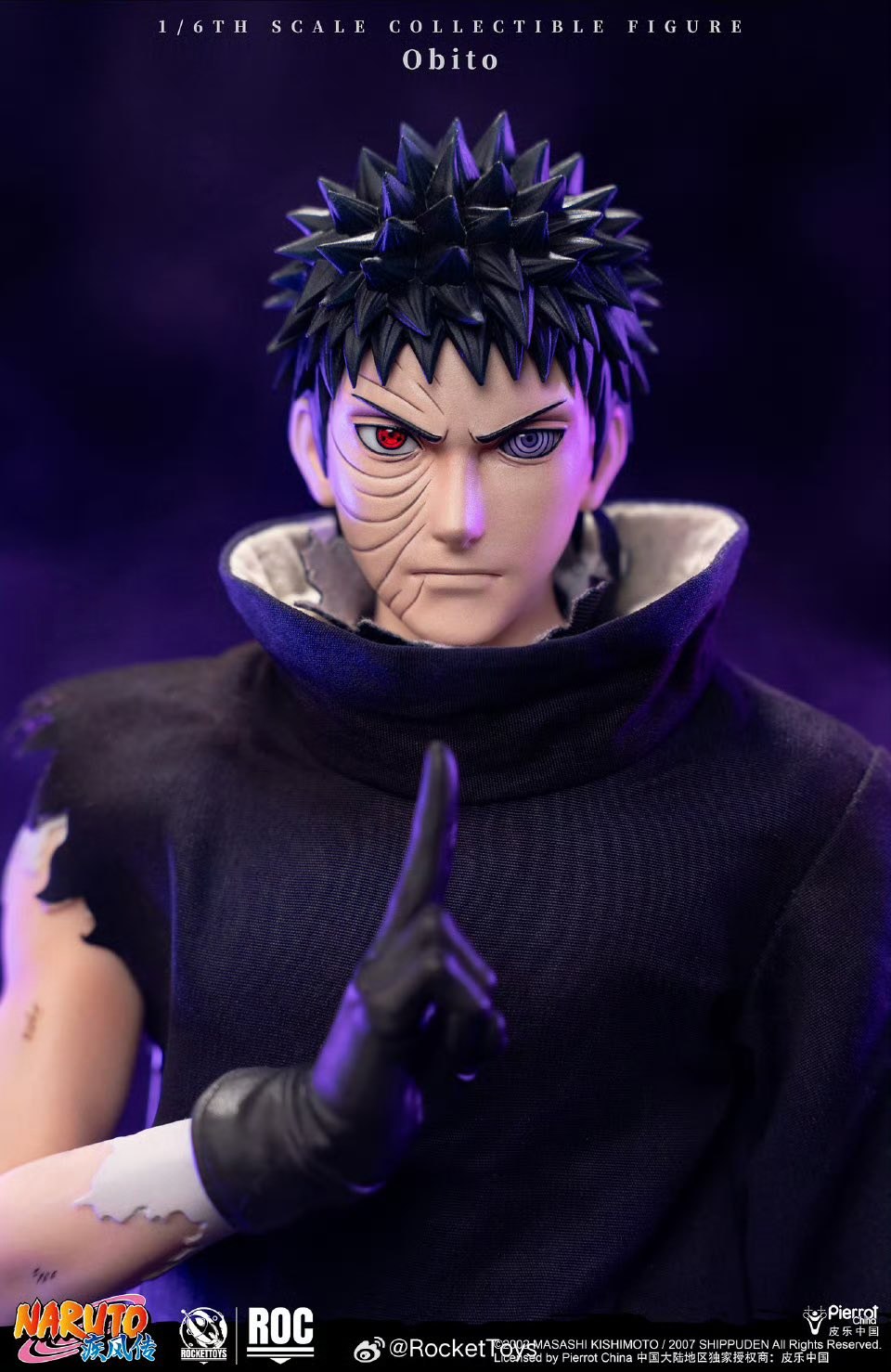 PRE-ORDER Rocket Toys - Naruto Shippuden - Obito Uchiha 1/6