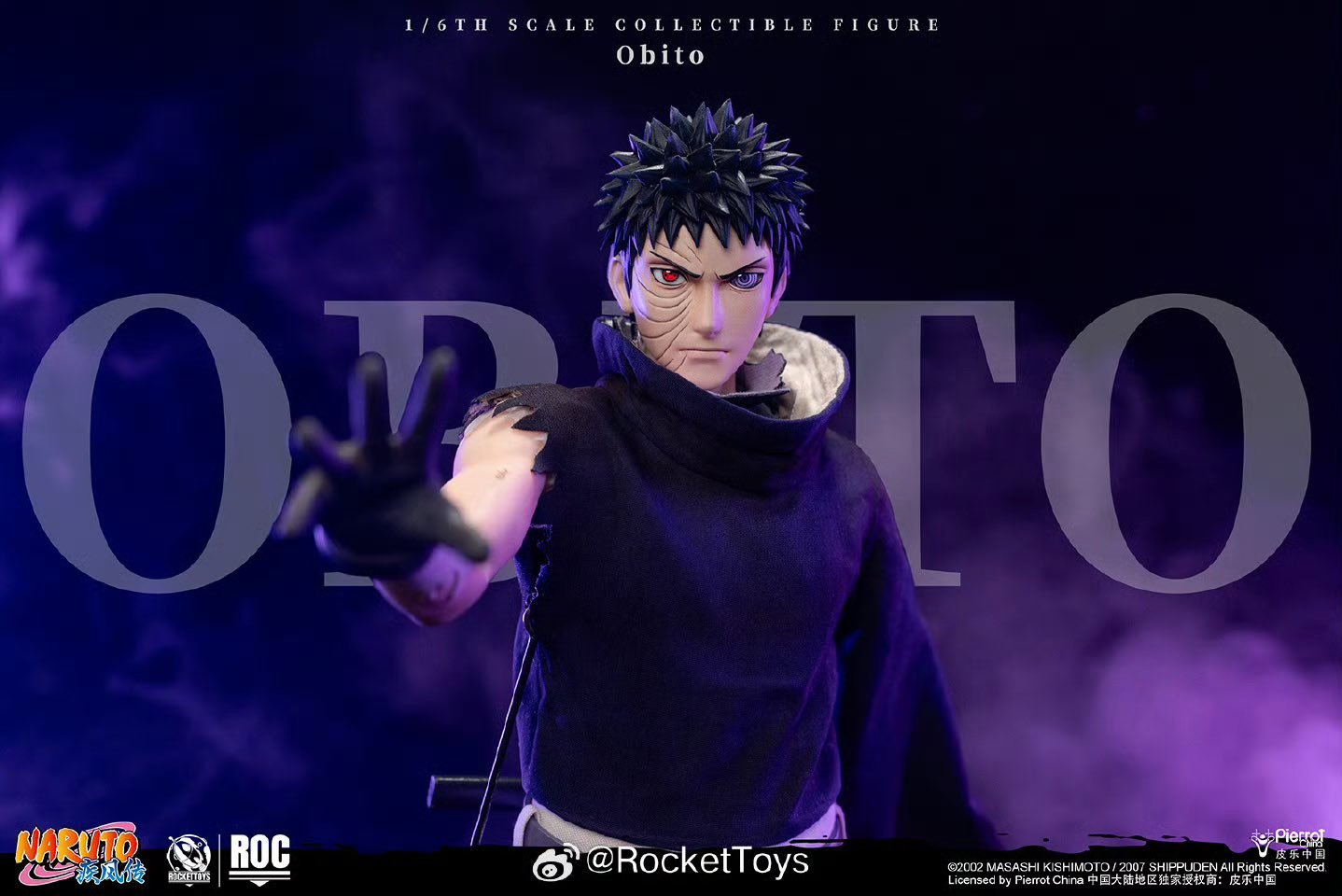 PRE-ORDER Rocket Toys - Naruto Shippuden - Obito Uchiha 1/6