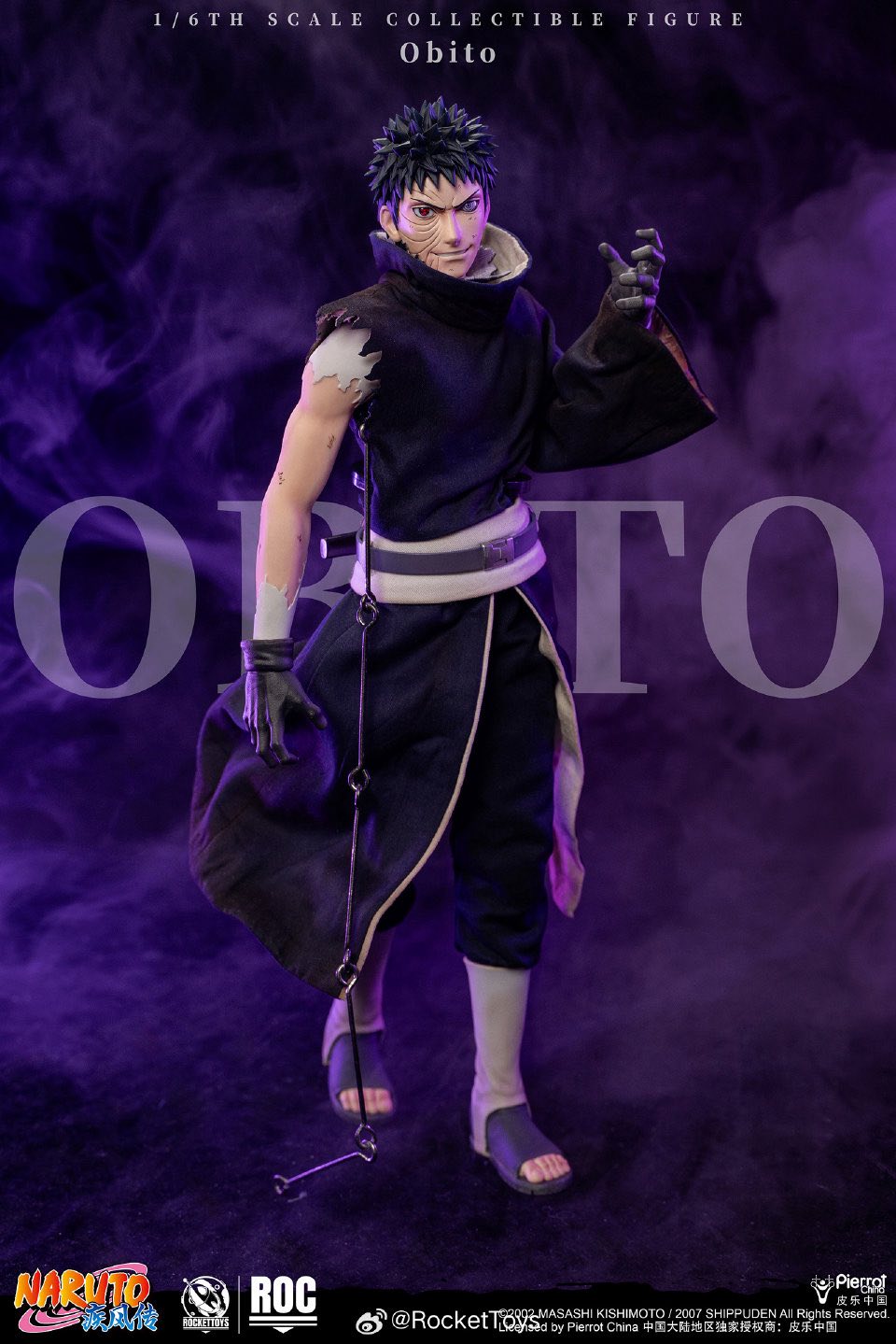 PRE-ORDER Rocket Toys - Naruto Shippuden - Obito Uchiha 1/6
