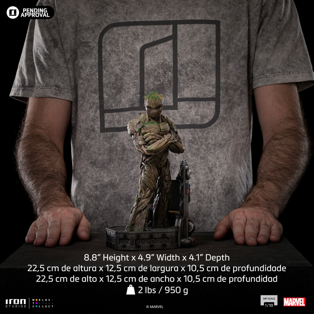 PRE-ORDER Iron Studios - Art Scale - Guardians of the Galaxy Vol. 3 - Groot 1/10