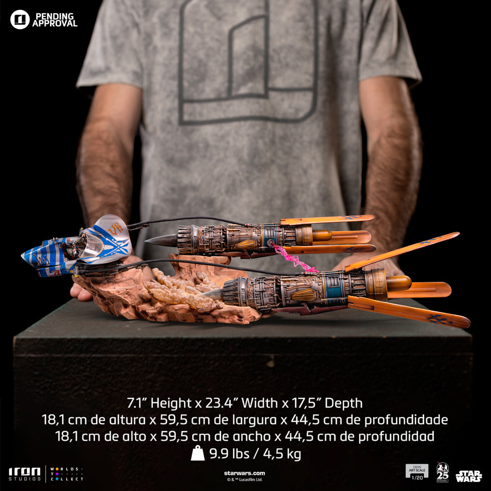 PRE-ORDER Iron Studios - Demi Art Scale - Star Wars - Anakin's Pod Racer 1/20