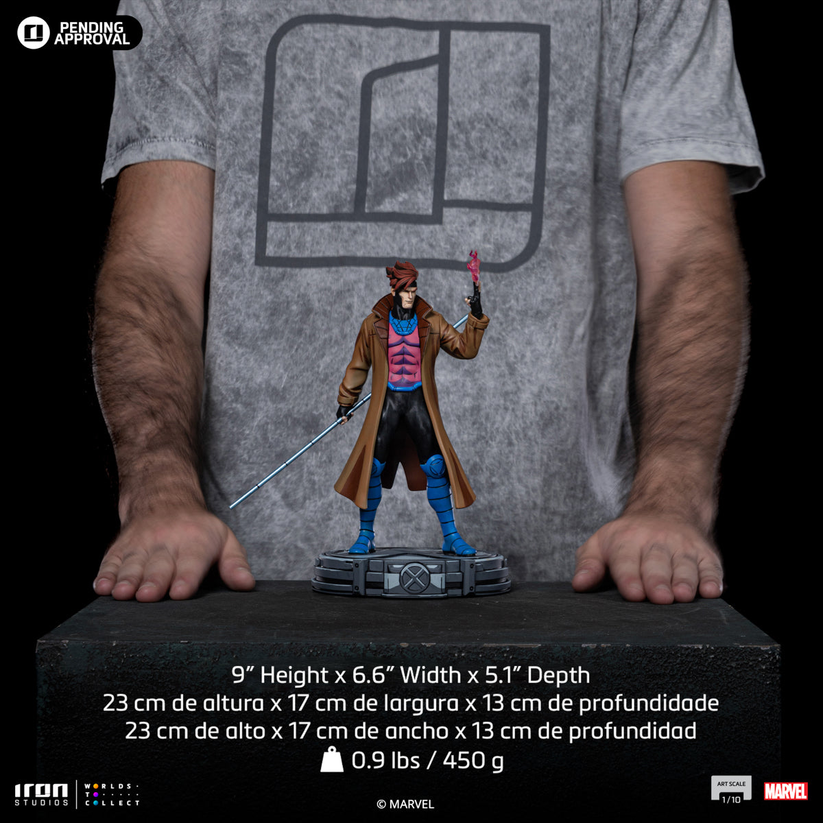 PRE-ORDER Iron Studios - Art Scale - X-Men '97 - Gambit 1/10