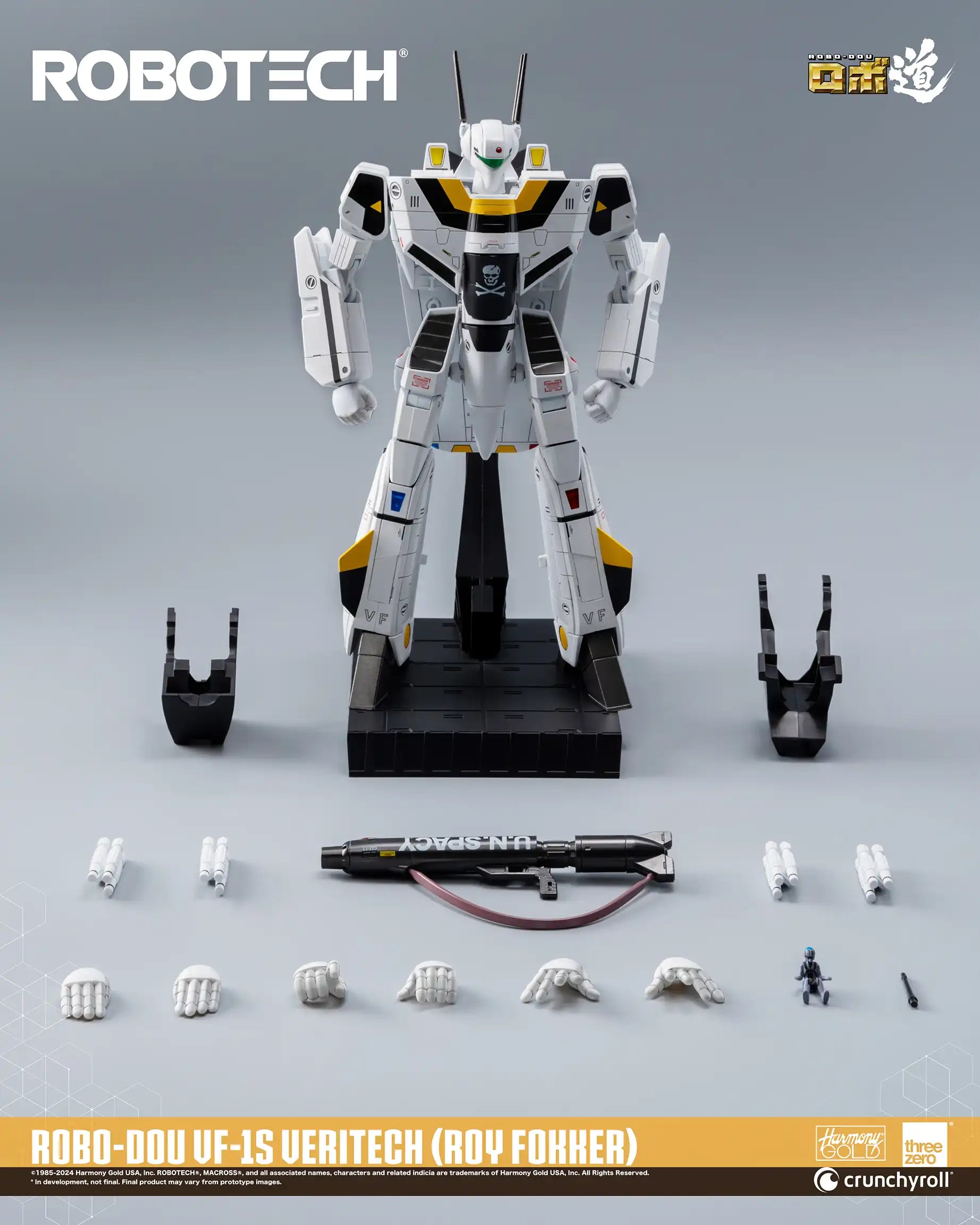 PRE-ORDER threezero - ROBO-DOU - Robotech - Robotech VF‐1S Veritech: Roy Fokker