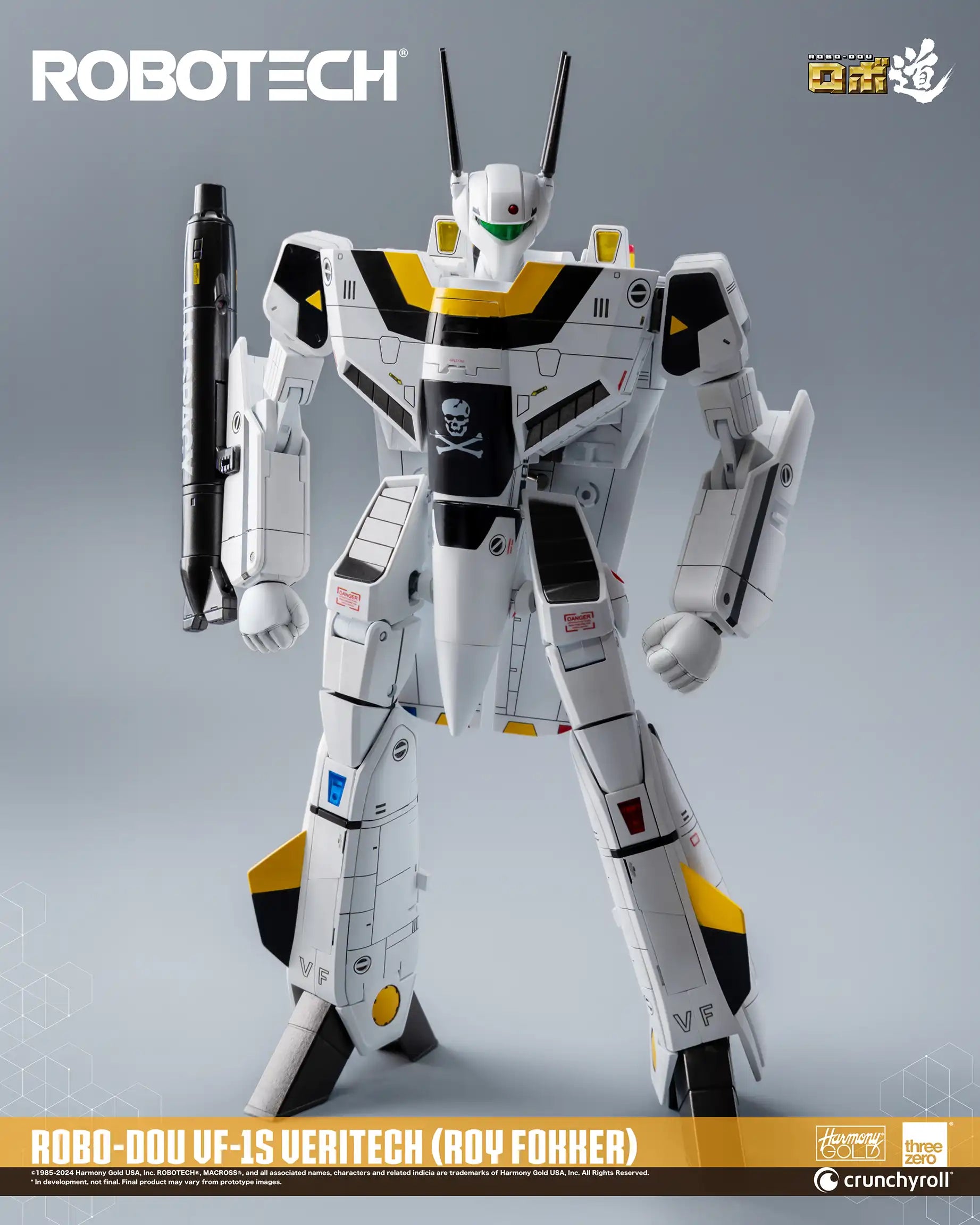 PRE-ORDER threezero - ROBO-DOU - Robotech - Robotech VF‐1S Veritech: Roy Fokker
