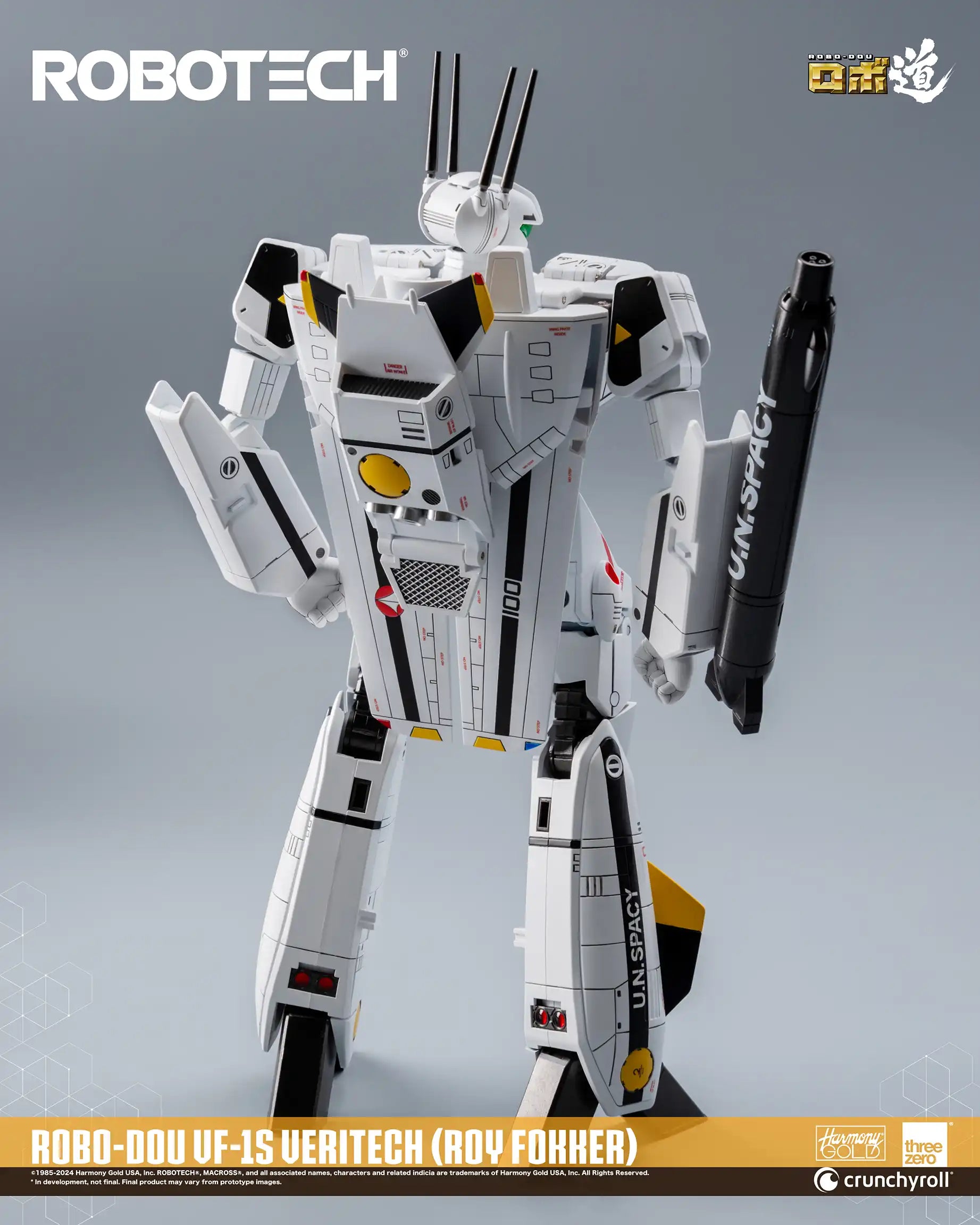 PRE-ORDER threezero - ROBO-DOU - Robotech - Robotech VF‐1S Veritech: Roy Fokker