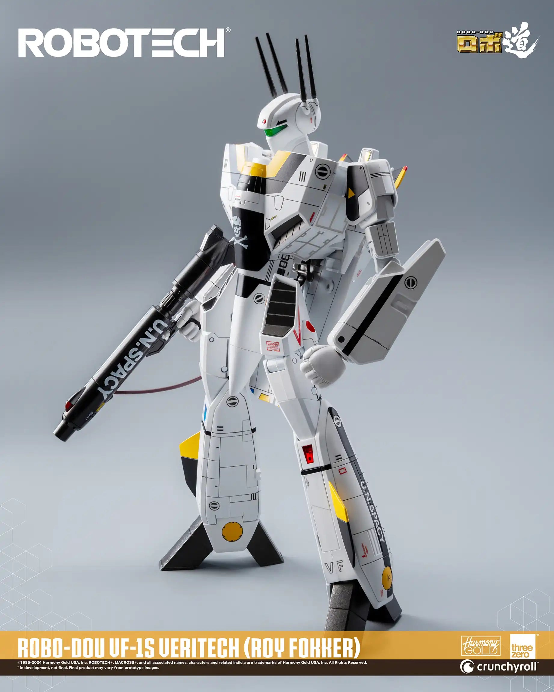 PRE-ORDER threezero - ROBO-DOU - Robotech - Robotech VF‐1S Veritech: Roy Fokker