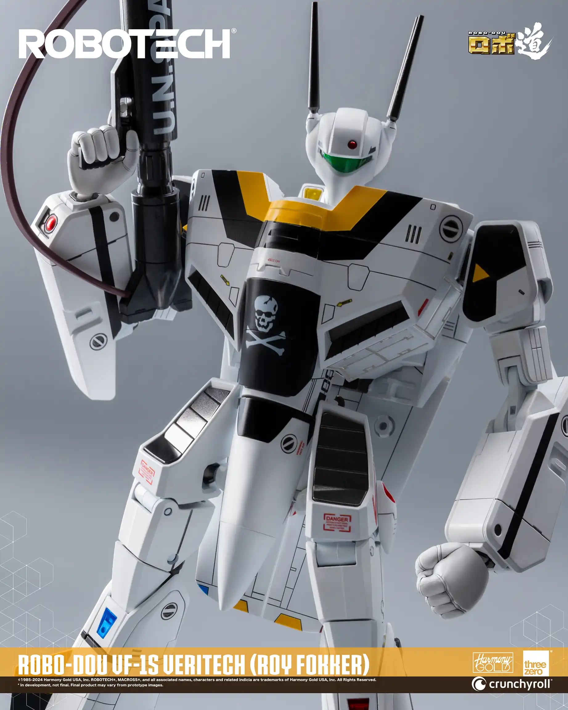 PRE-ORDER threezero - ROBO-DOU - Robotech - Robotech VF‐1S Veritech: Roy Fokker