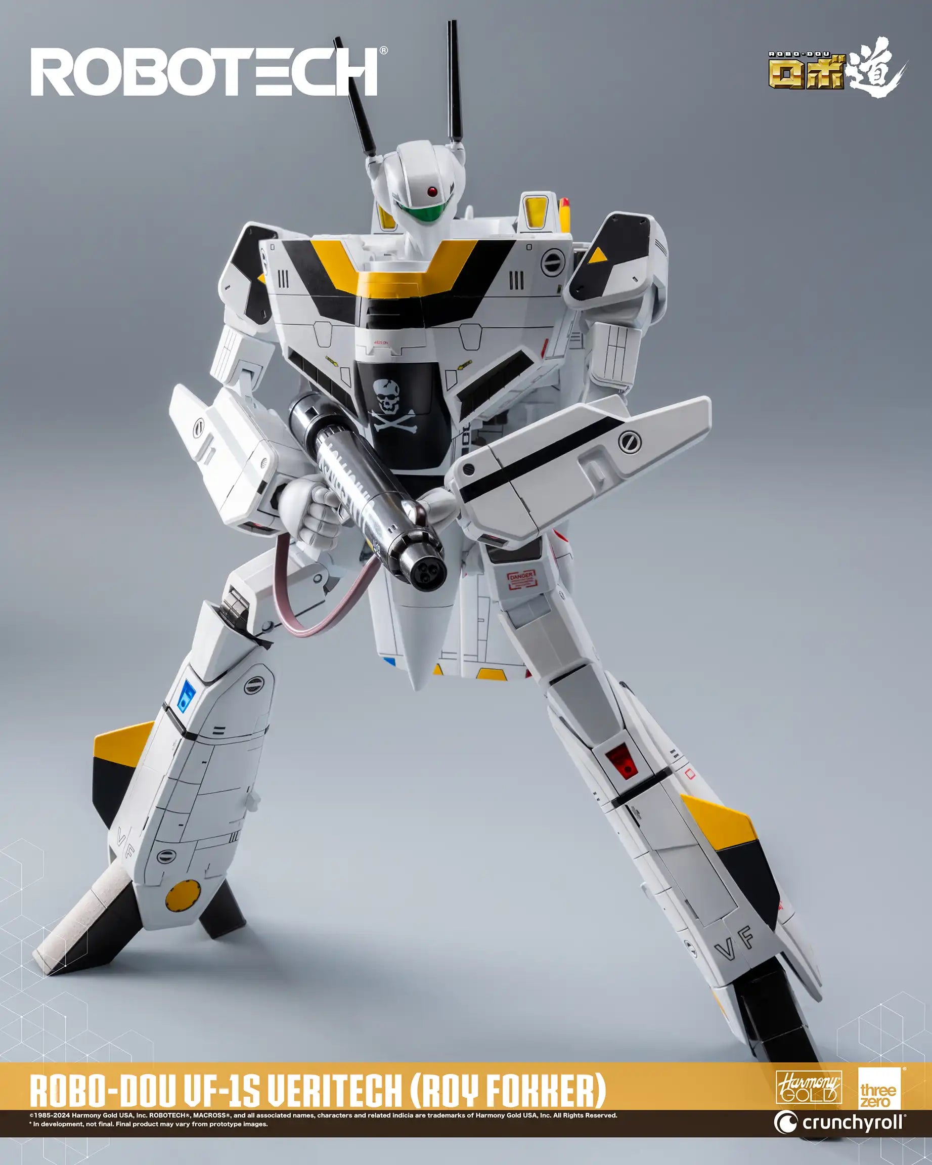 PRE-ORDER threezero - ROBO-DOU - Robotech - Robotech VF‐1S Veritech: Roy Fokker