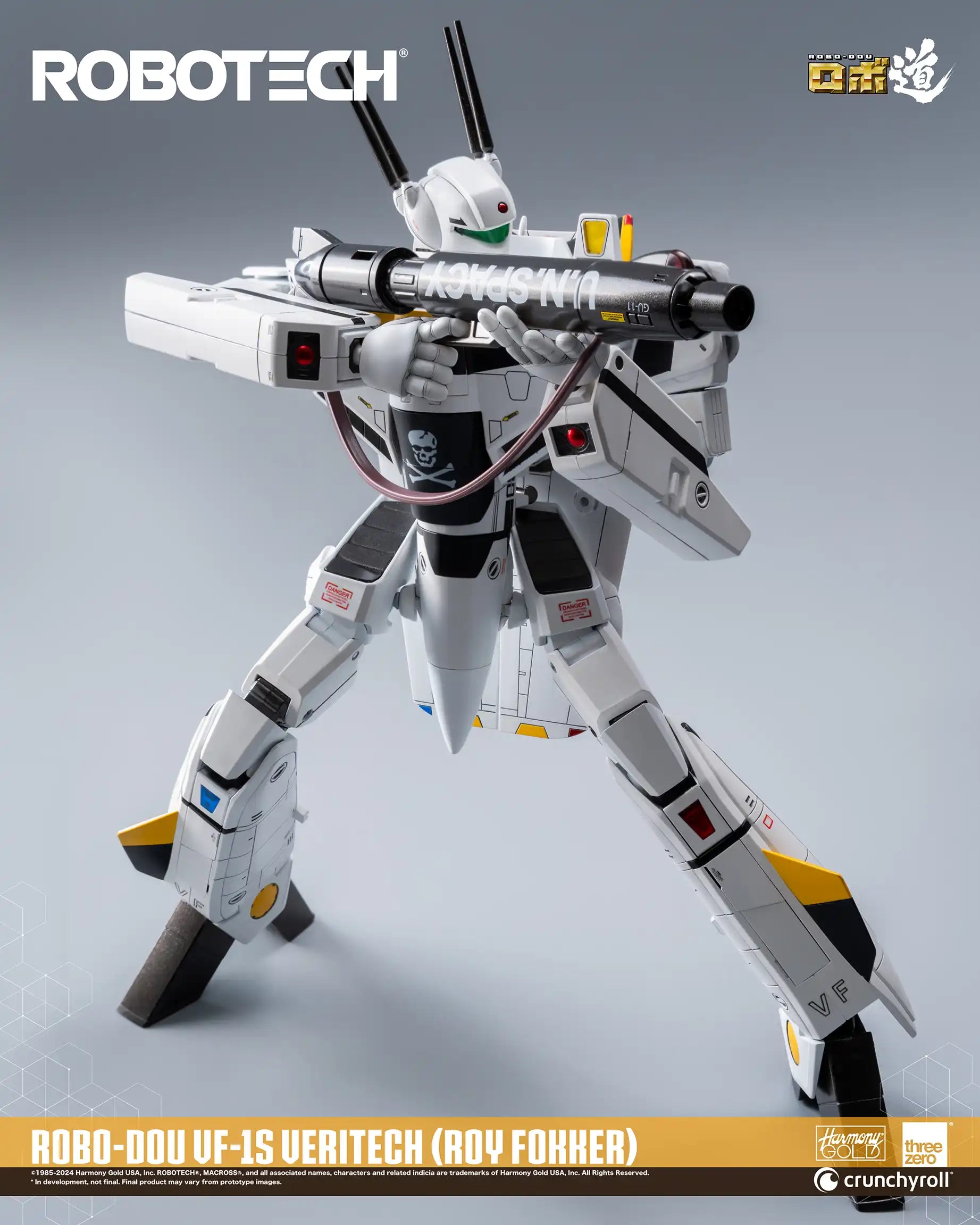 PRE-ORDER threezero - ROBO-DOU - Robotech - Robotech VF‐1S Veritech: Roy Fokker